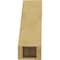 Ekena Millwork 5-inch W x 10-inch D x 14-inch H Westlake Rough Cedar Woodgrain TimberThane Knee Brace, Primed BRCUR05X10X14WTLRCPR - alternate 2